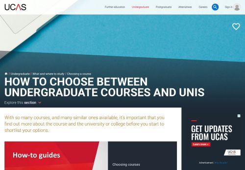 Which University And Course To Choose | UCAS
