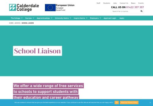 School Liaison | Calderdale College
