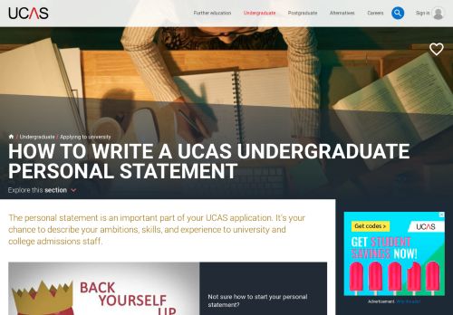 UCAS Personal Statement Tool - Learn what to write about