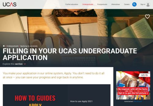 Learn all about filling in your UCAS application for uni