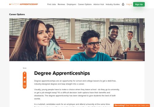 Degree Apprenticeships 2020 | RateMyApprenticeship
