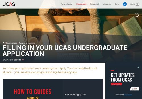 Learn all about filling in your UCAS application for uni
