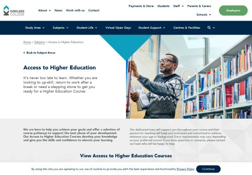 Access to Higher Education - Kirklees College