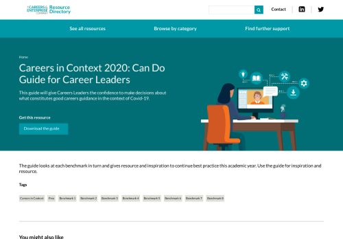 Careers in Context 2020: Can Do Guide for Career Leaders | CEC Resource Directory