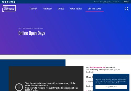 Online Open Days at Leeds Conservatoire
