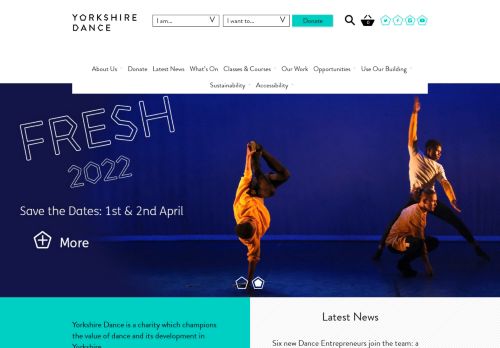 Yorkshire Dance - Dance development organisation for Yorkshire, based in Leeds