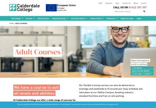 Adult Courses | Calderdale College