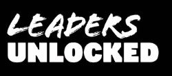 Leaders Unlocked monochrome logo